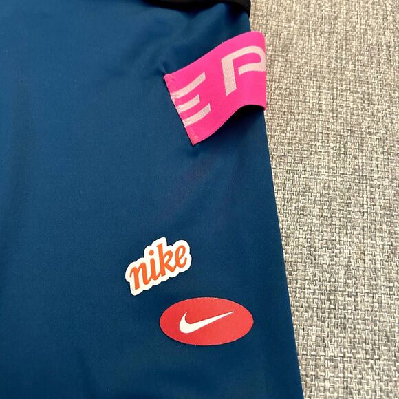 EUC Nike One Luxe Icon Clash Valerian Blue 7/8 Dri-FIT Training Leggings Small - Picture 8 of 16